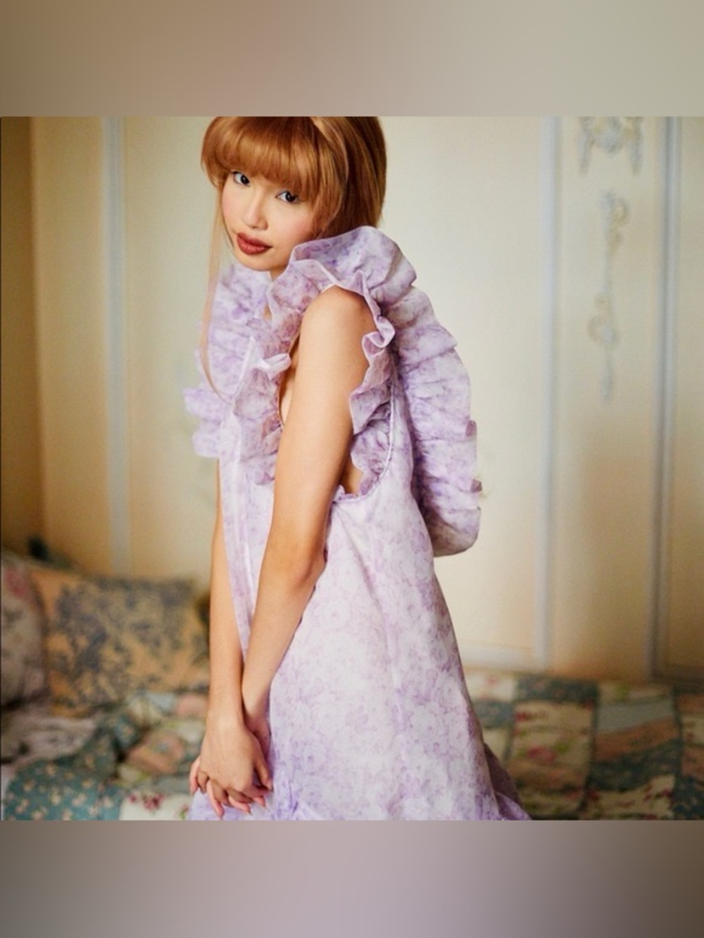 Selkie x Maison Amory lavender dreams dress